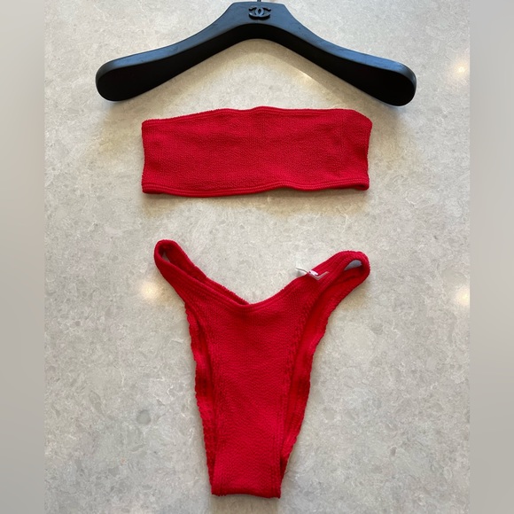 BOUND BY BOND-EYE The Sierra Bandeau Ribbed Bikini and Core The Scene Bottom SET - Picture 2 of 11